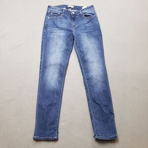 Kensie Jeans Blue High Rise Skinny Ankle Jeans Sz 6